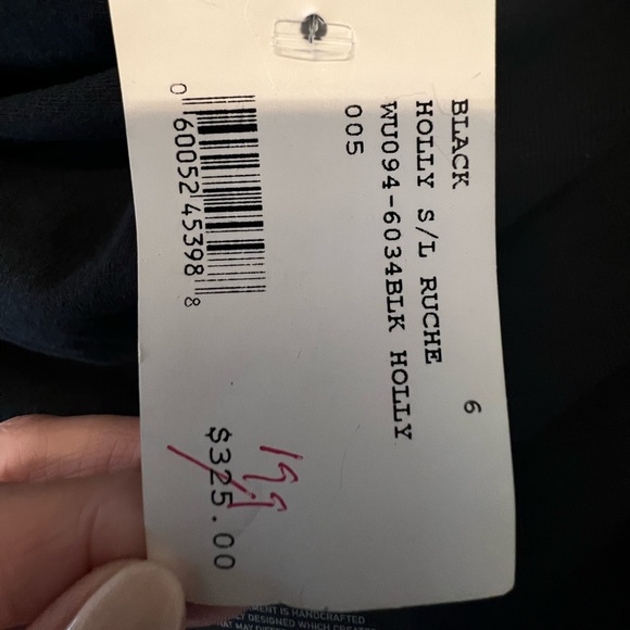 NWT RTA Brand black curve hugging Holly sheath mini dress, size 6. - Picture 10 of 13